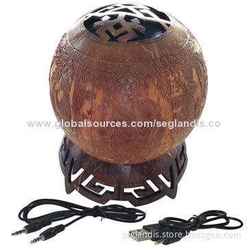 Coconut Bluetooth Speaker with 20Hz-20kHz Frequency Response